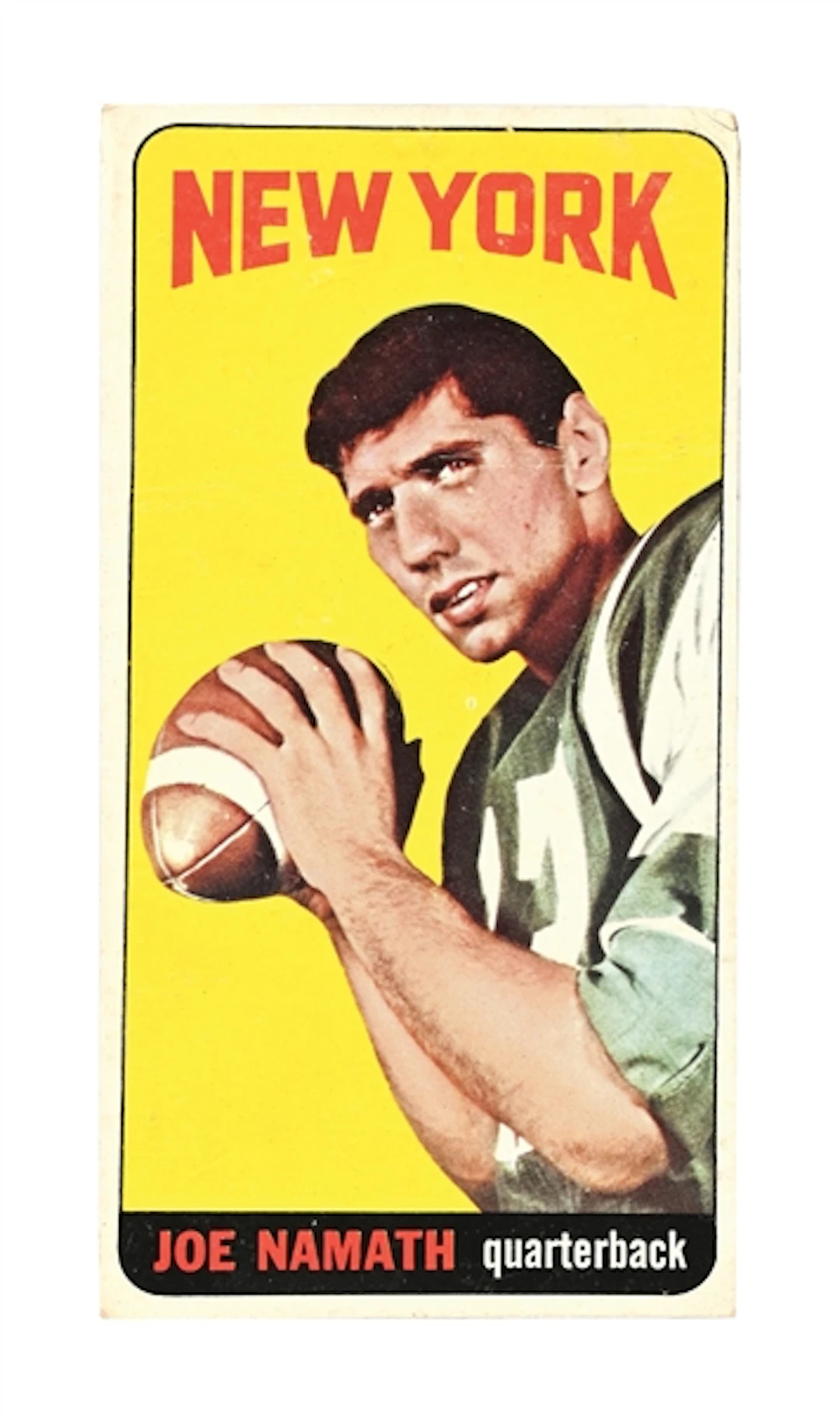 1965 TOPPS JOE NAMATH ROOKIE CARD