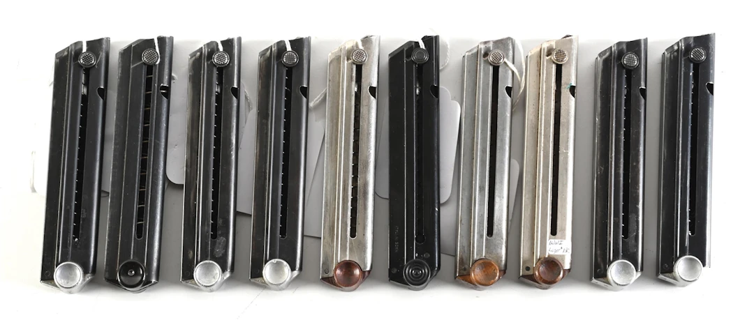 LOT OF LUGER MAGAZINES.
