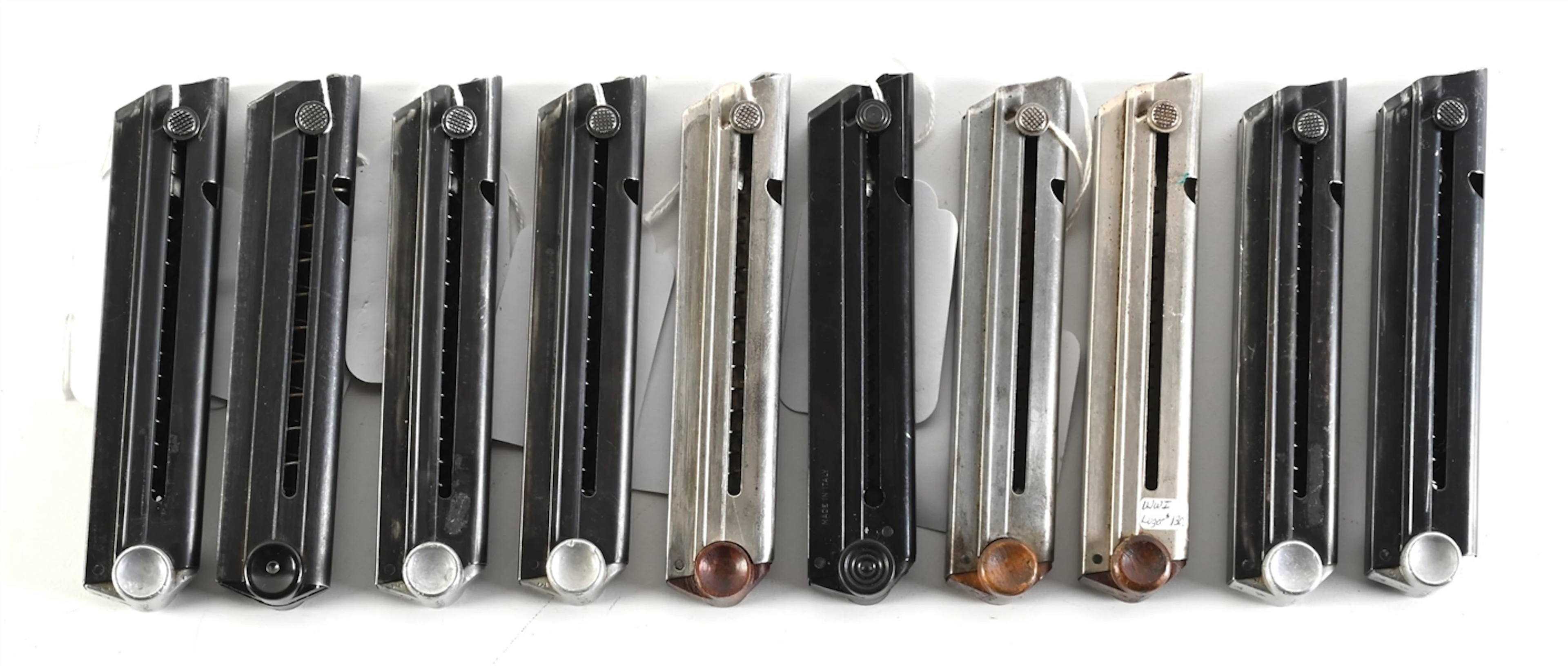 LOT OF LUGER MAGAZINES.