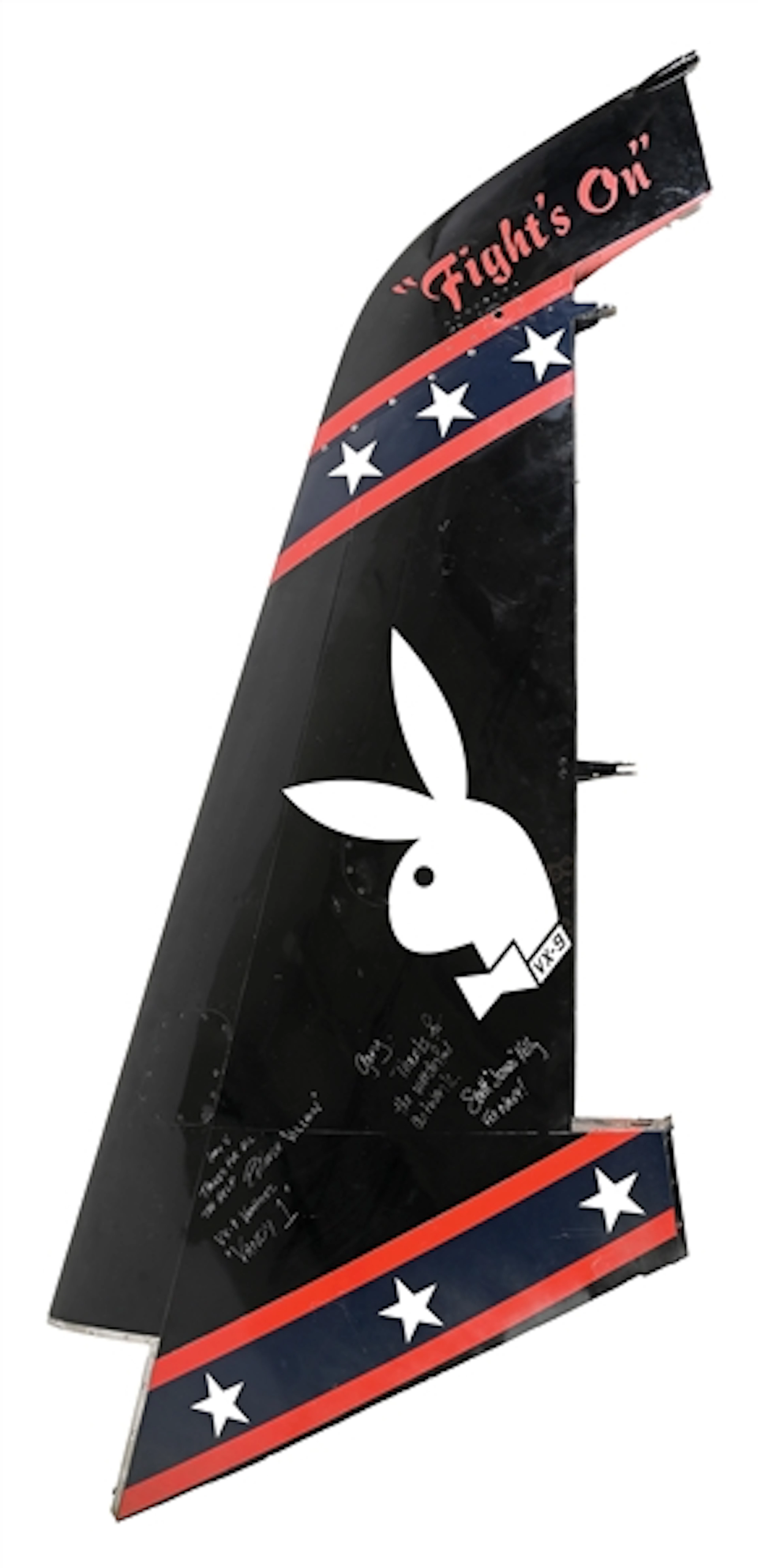 LOT OF 2: L-39 "VANDY 1" VERTICAL STABILIZER AND RUDDER PAINTED BY