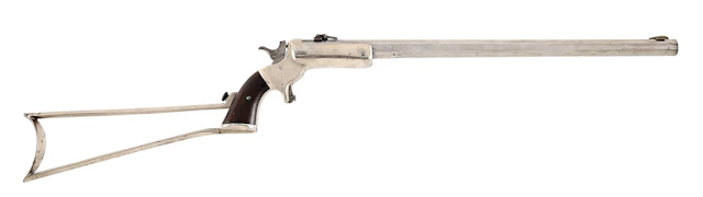 (A) ANTIQUE STEVENS HEAVY FRAME NO. 34 POCKET RIFLE SINGLE SHOT