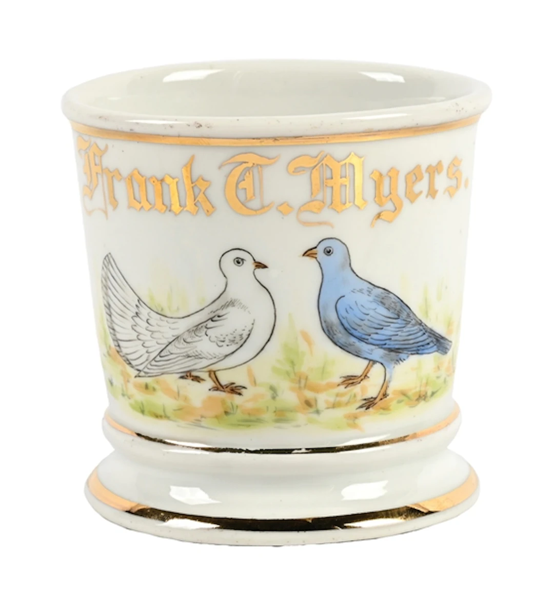 PIGEON RACER'S SHAVING MUG