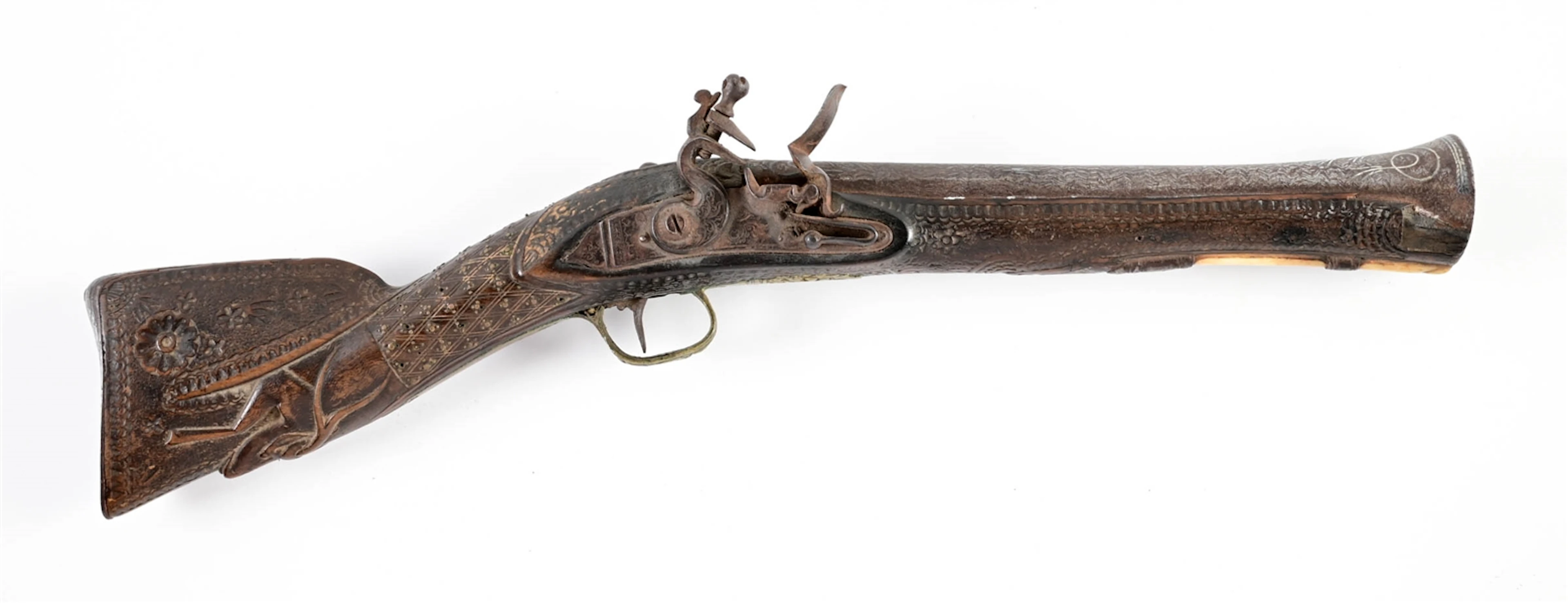 (A) MIDDLE EASTERN FLINTLOCK DAG.