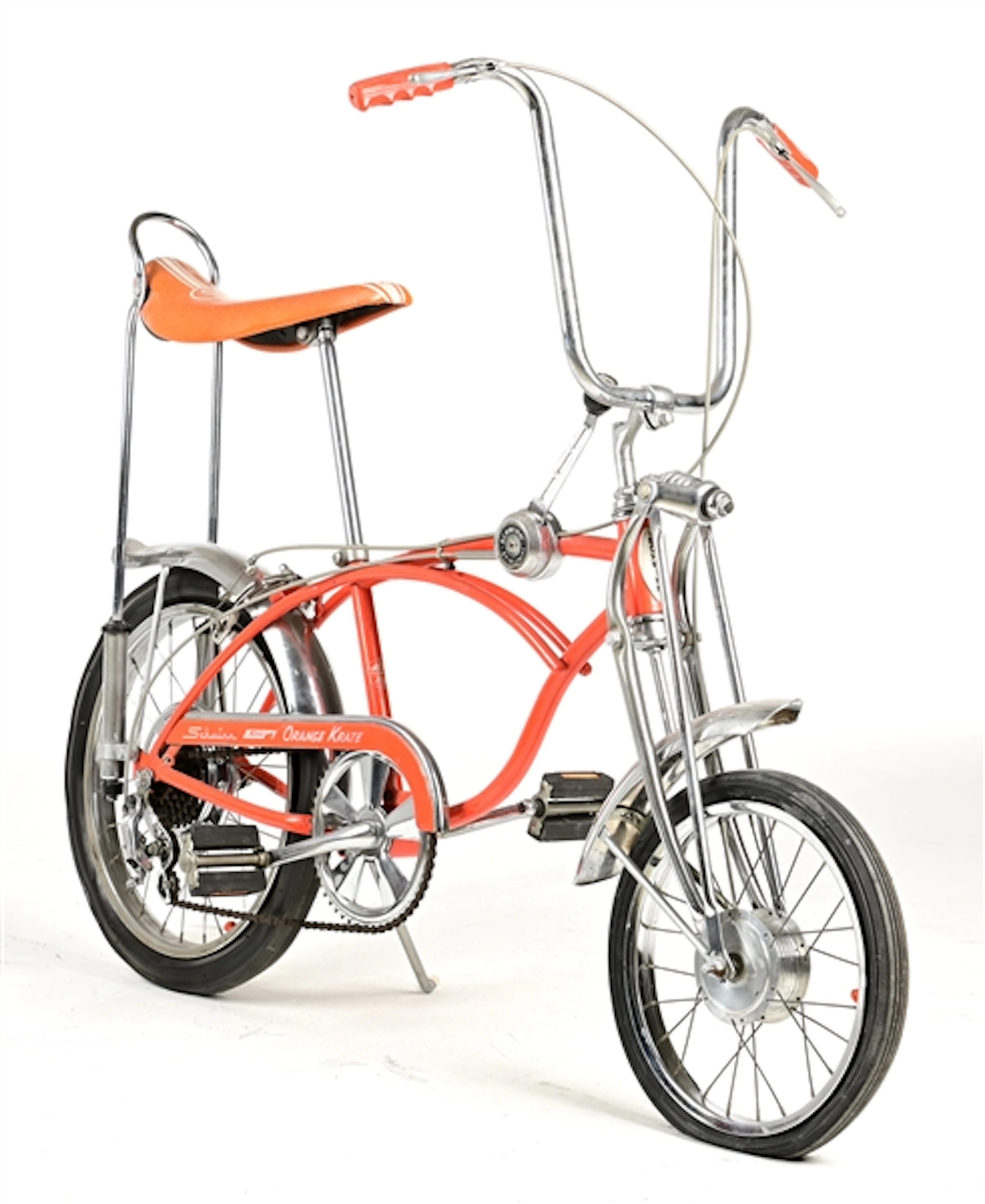 SCHWINN "ORANGE KRATE" 5-SPEED STING-RAY BICYCLE SERIAL NO. BH100815