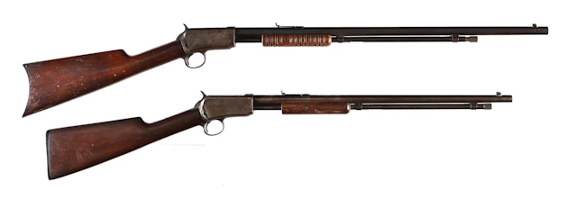 (C) LOT OF 2: WINCHESTER MODEL 1906 AND MODEL 1890 SLIDE ACTION RIFLES.