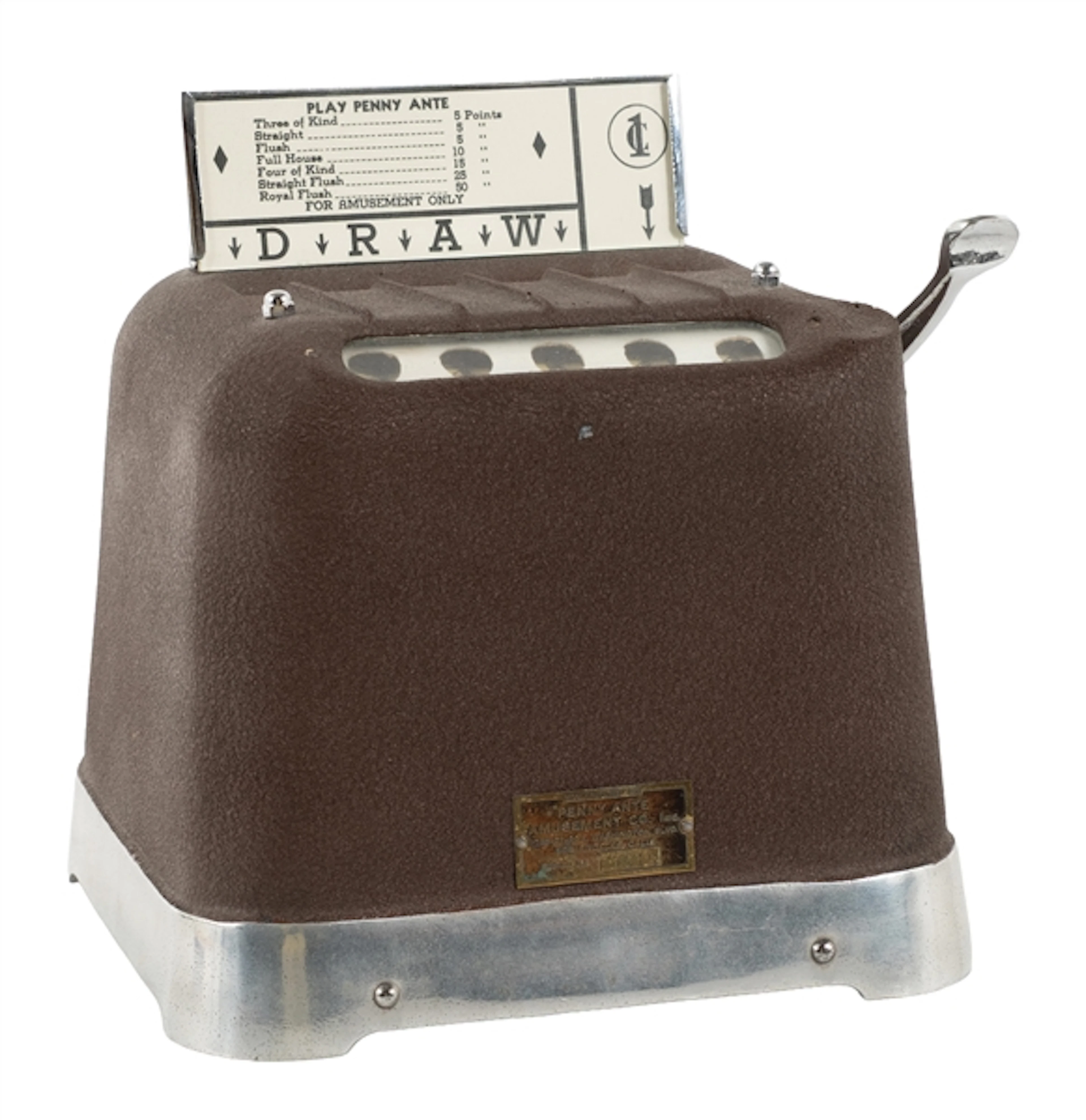 1¢ PENNY ANTE ALUMINUM TRADE STIMULATOR