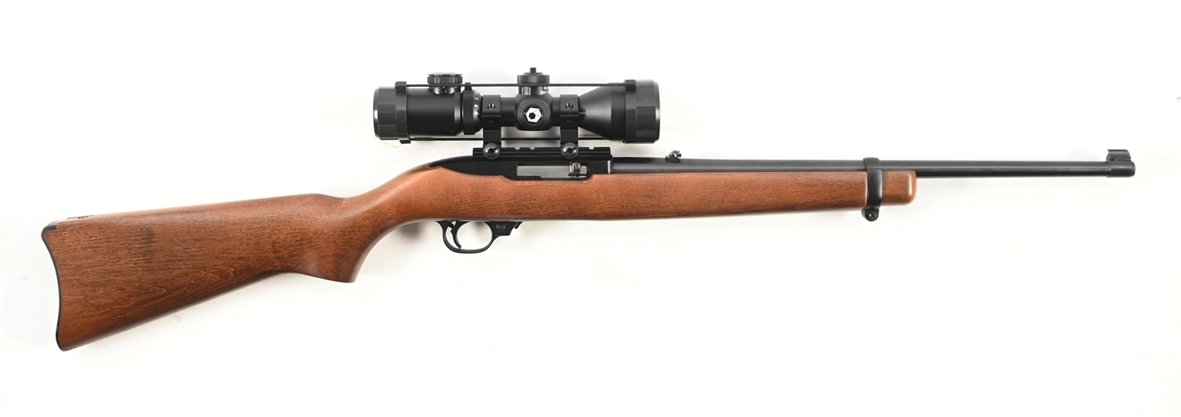 (M) RUGER 10/22 SEMI-AUTOMATIC RIFLE WITH BOX.