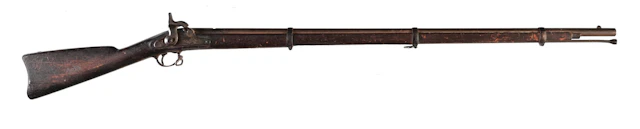 (A) ATTIC FINE US SPRINGFIELD MODEL 1863 PERCUSSION RIFLE