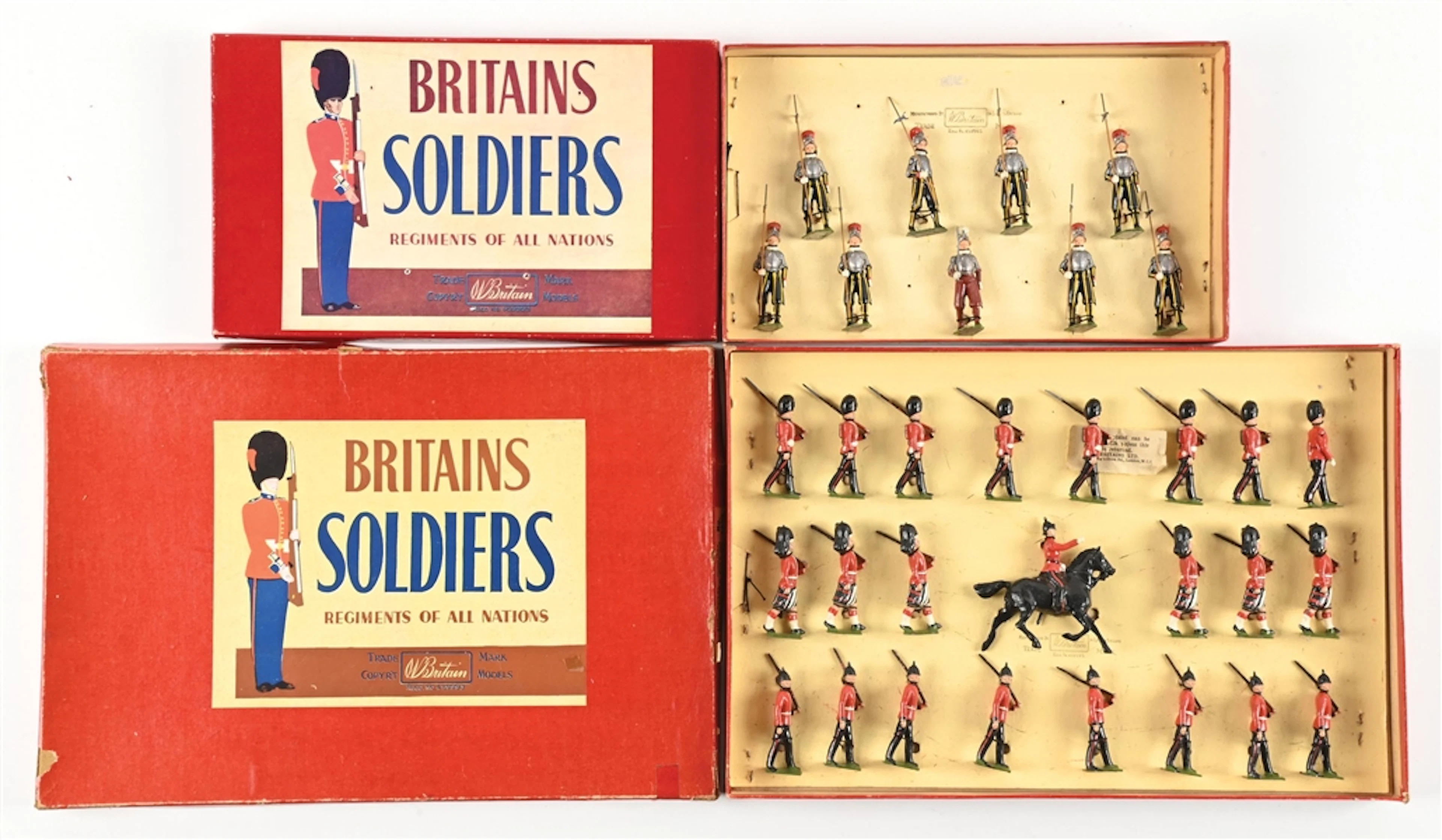 LOT OF 2: W. BRITAINS SETS IN BOXES