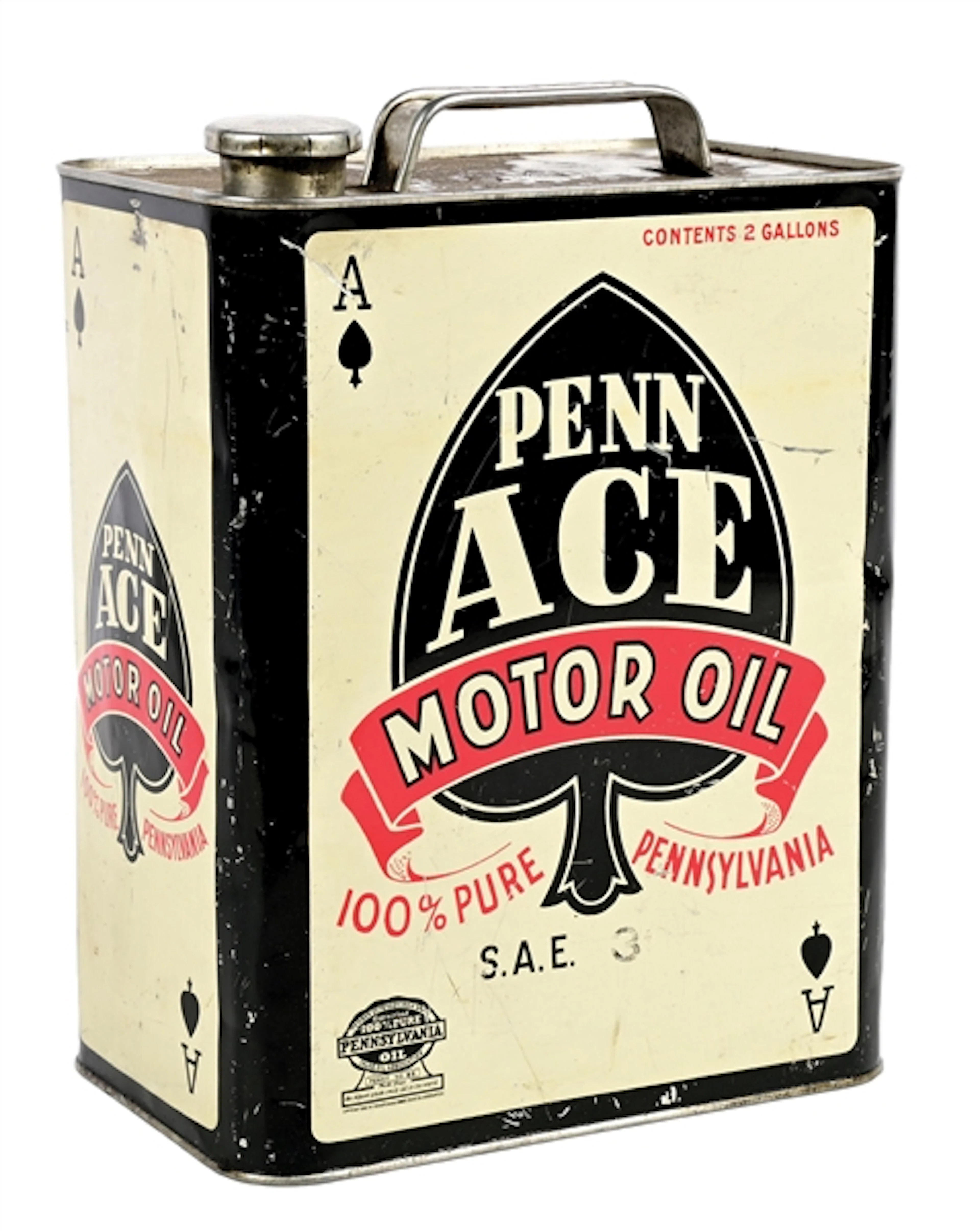 PENN ACE MOTOR OIL TWO GALLON CAN