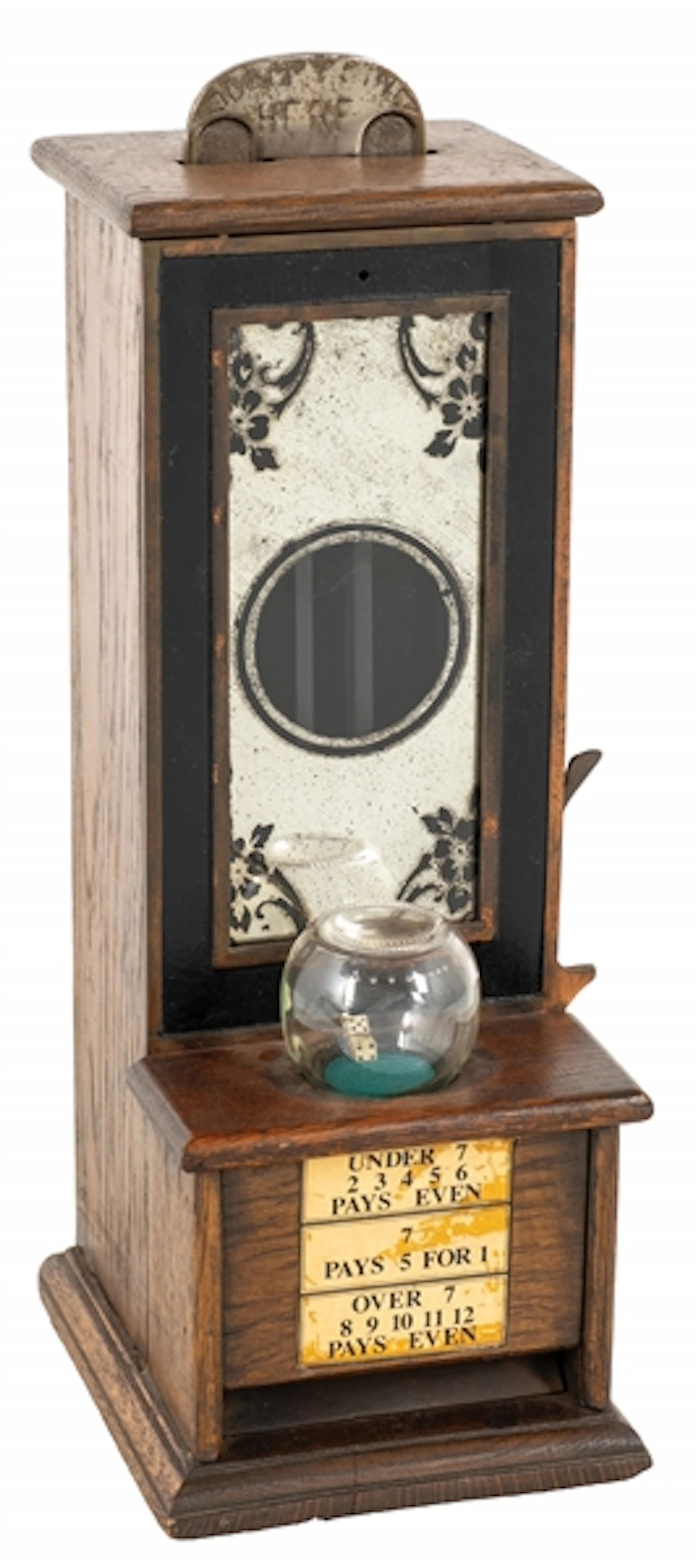 1¢ IMPERIAL VENDING MACHINE AND DICE TRADE STIMULATOR