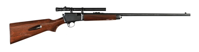 (C) HIGH CONDITION WINCHESTER MODEL 63 SEMI AUTOMATIC RIFLE W/SCOPE