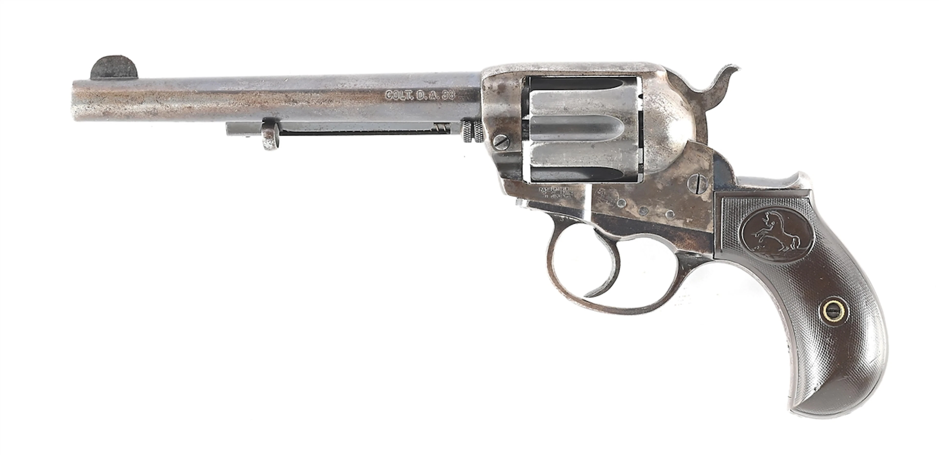 (C) COLT MODEL 1877 LIGHTNING DOUBLE ACTION REVOLVER.