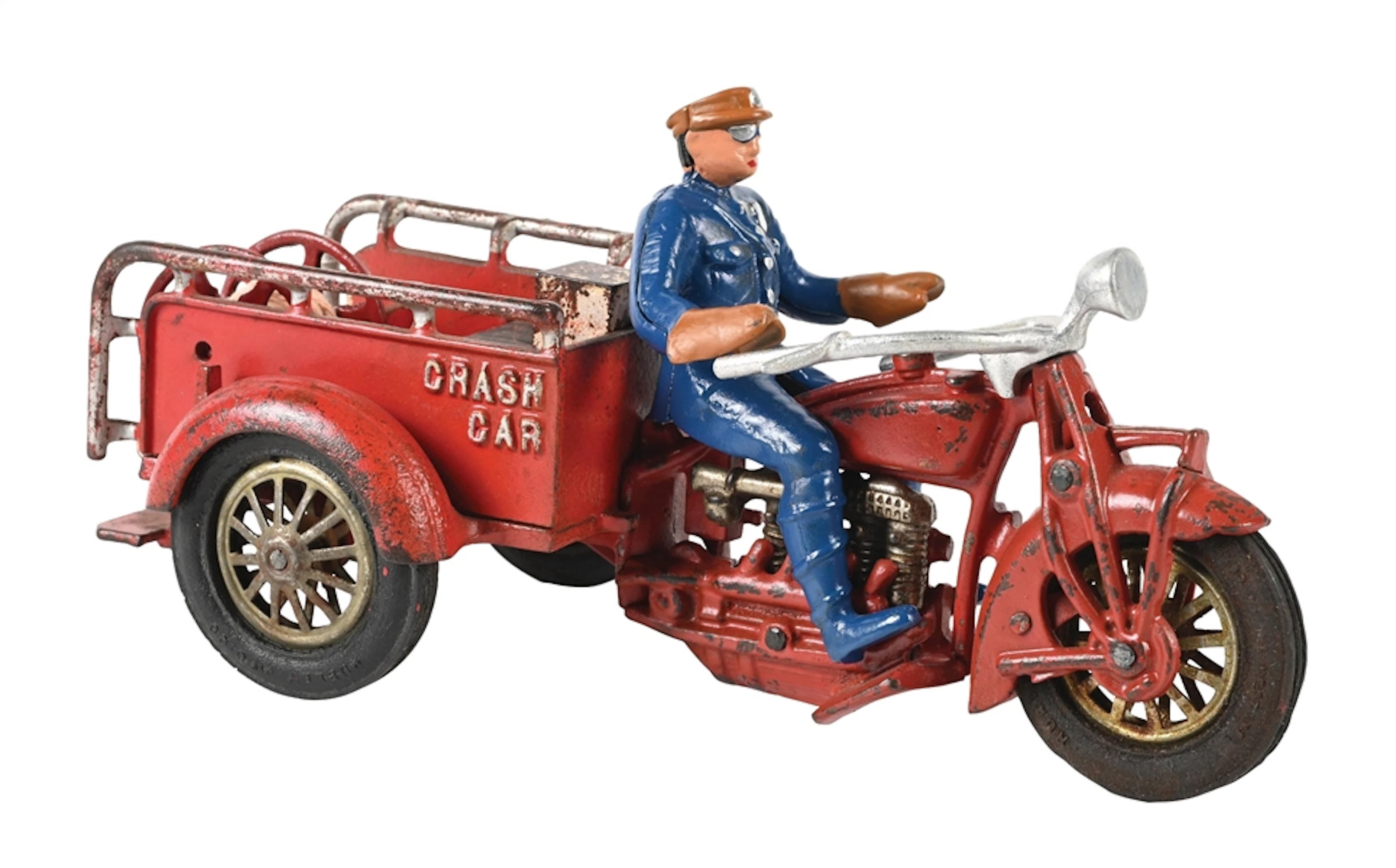 HUBLEY LARGE CRASH CAR MOTORCYCLE