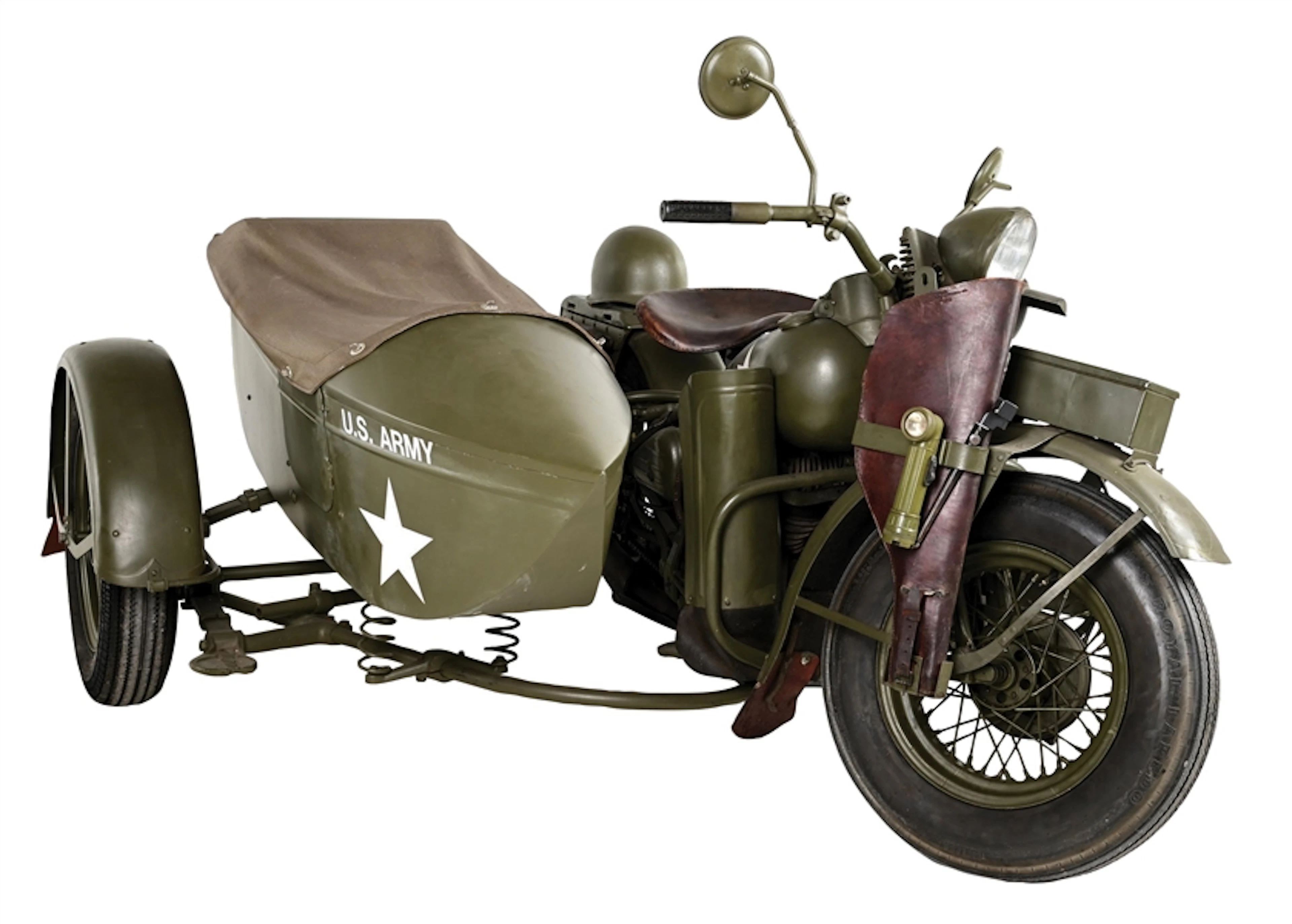 1942 HARLEY DAVIDSON WLA 45 CUBIC INCH V-TWIN FLATHEAD W/ POST-WAR