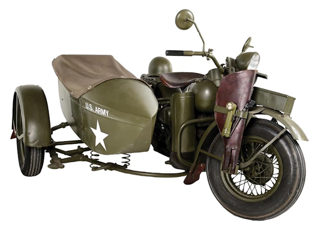 1942 HARLEY DAVIDSON WLA 45 CUBIC INCH V-TWIN FLATHEAD W/ POST-WAR