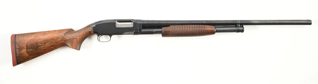 (C) WINCHESTER MODEL 12 SUPER SPEED SUPER X SLIDE ACTION SHOTGUN.