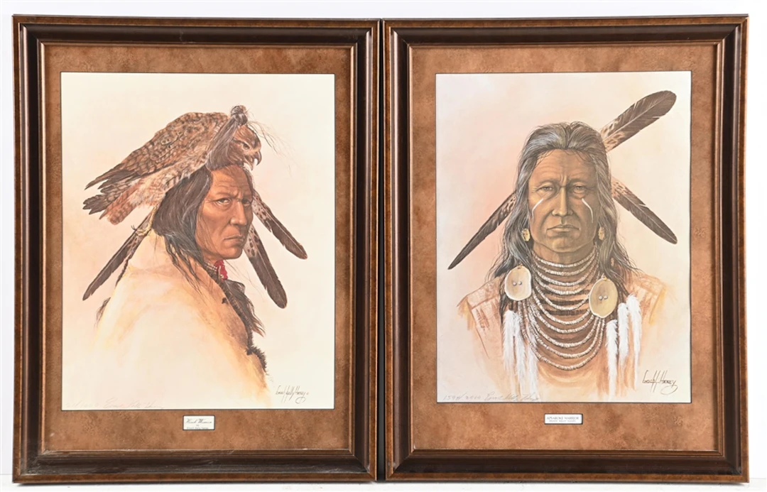 LOT OF 2: ENOCH KELLY HANEY (1940-2022)