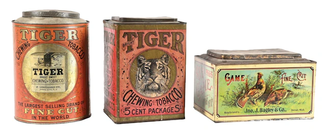 COLLECTION OF 3: TOBACCO TINS