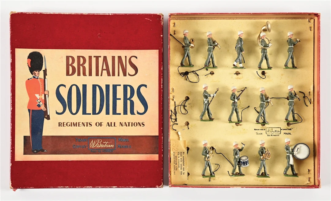 W. BRITAINS UNITED STATES ARMY BAND SNOWDROPS NO. 2117