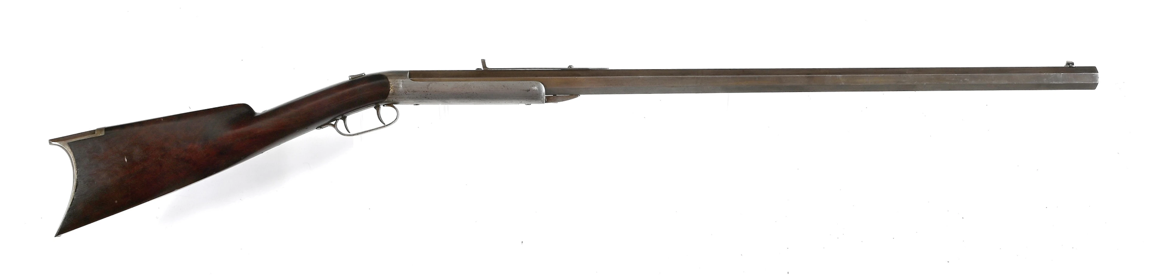 (A) CUSTOM SINGLE SHOT HEAVY BARREL TARGET RIFLE MARKED G.A. BADGER
