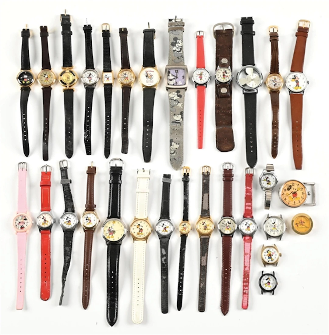 LARGE LOT OF MICKEY MOUSE WATCHES