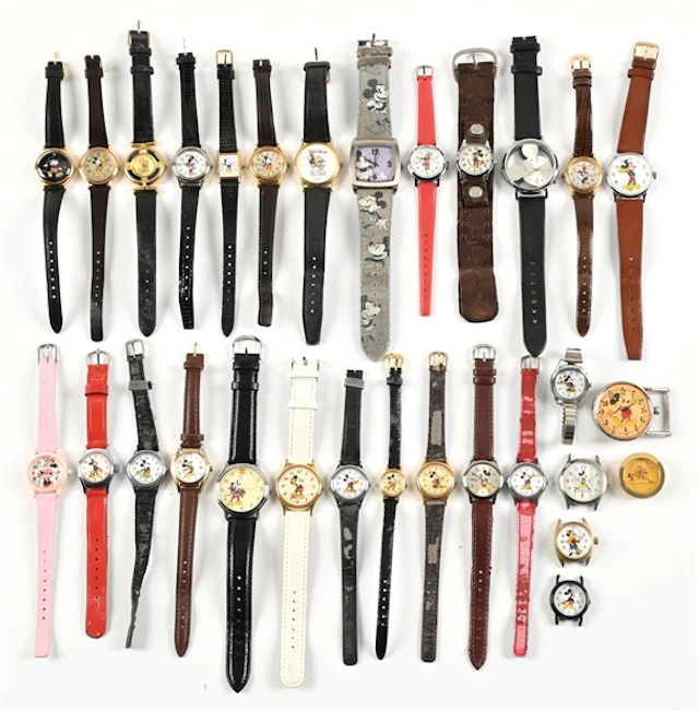 LARGE LOT OF MICKEY MOUSE WATCHES