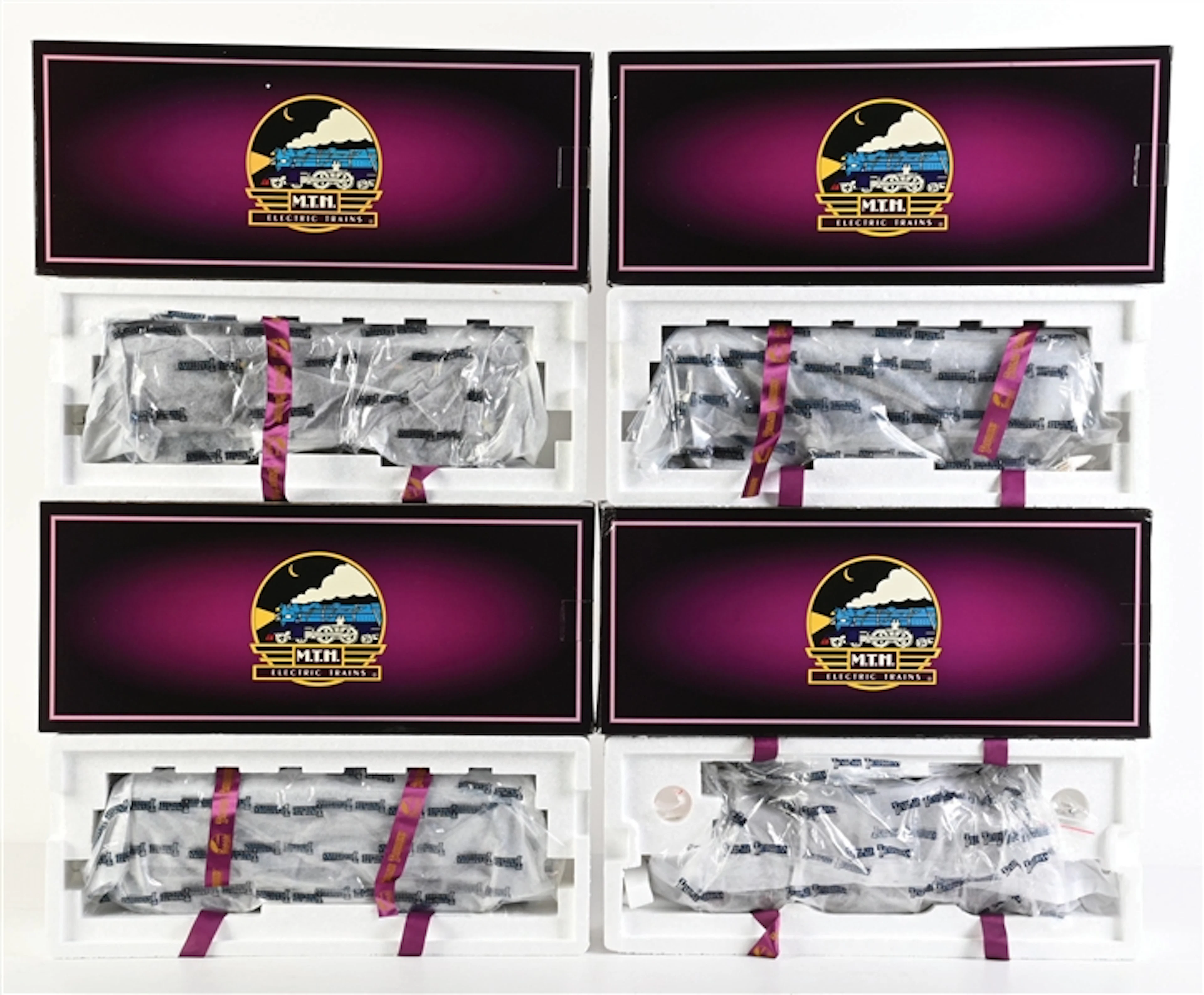 MTH/IVES STANDARD GA. NO. 3243R ELECTRIC LOCOMOTIVE 4-PIECE PASSENGER SET
