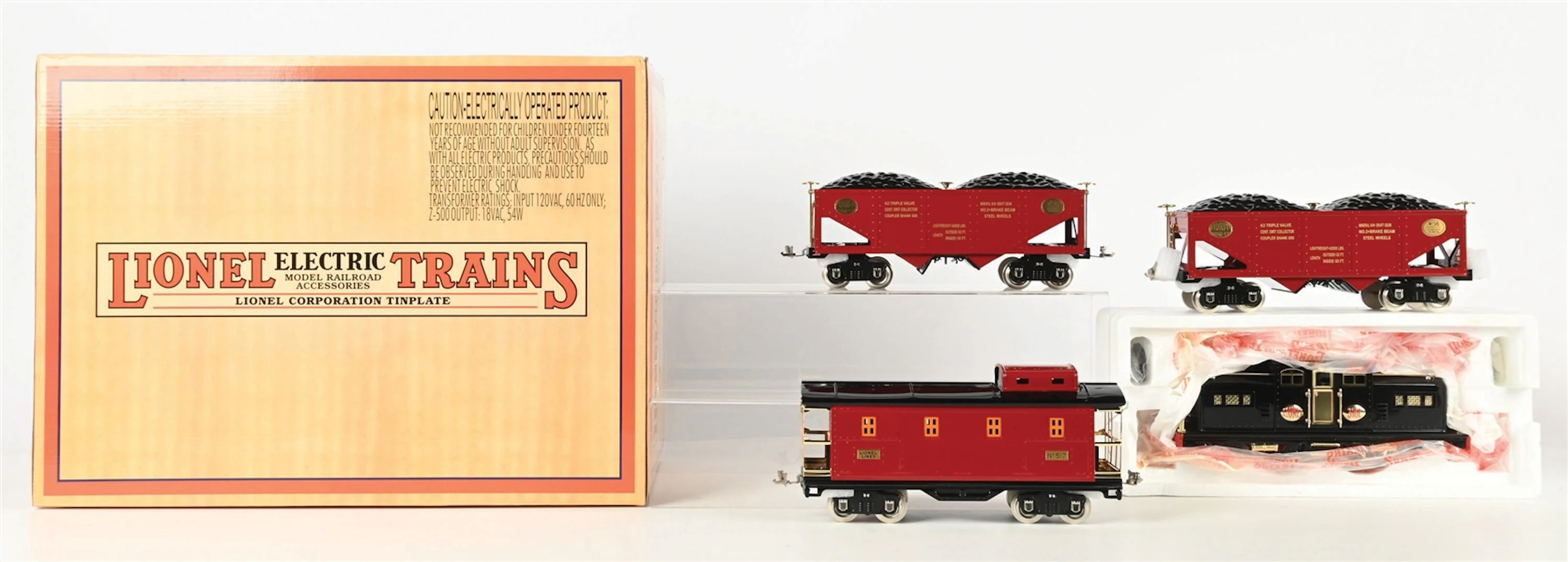LIONEL STANDARD GAUGE NO. 11-5008-1 READY TO RUN NO. 340E COAL TRAIN