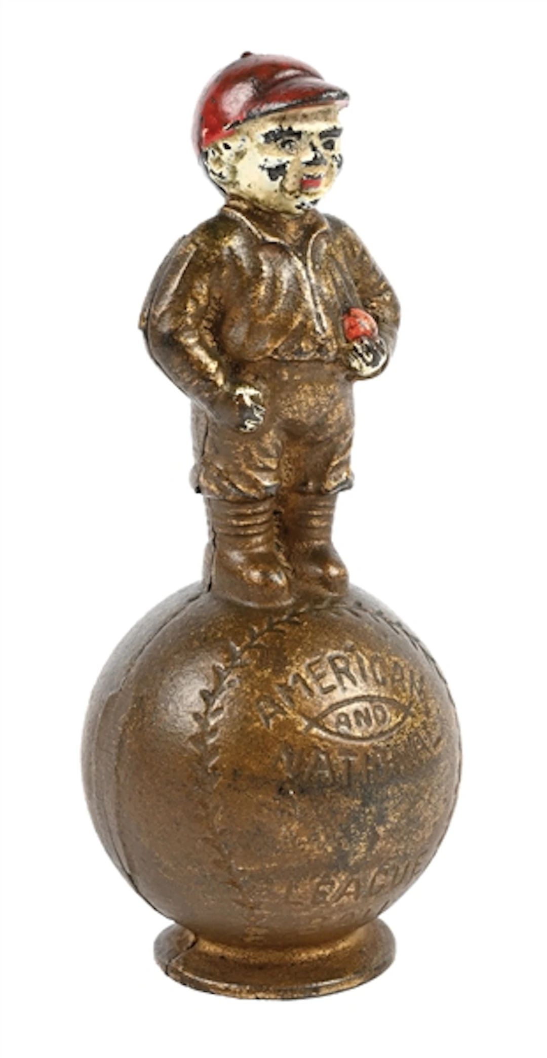 A. C. WILLIAMS BOY ON BASEBALL MASCOT STILL BANK