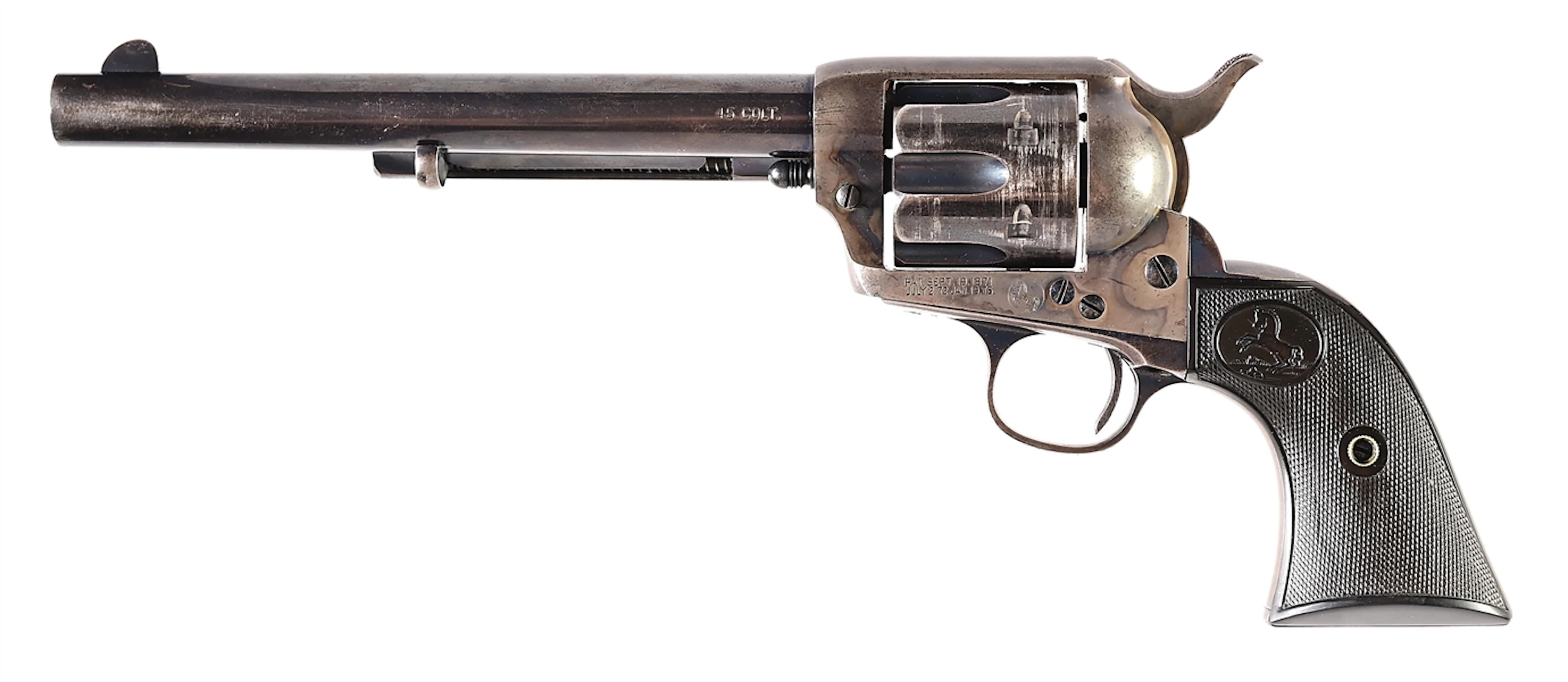 (A) COLT SINGLE ACTION ARMY .45 LC REVOLVER (1898)