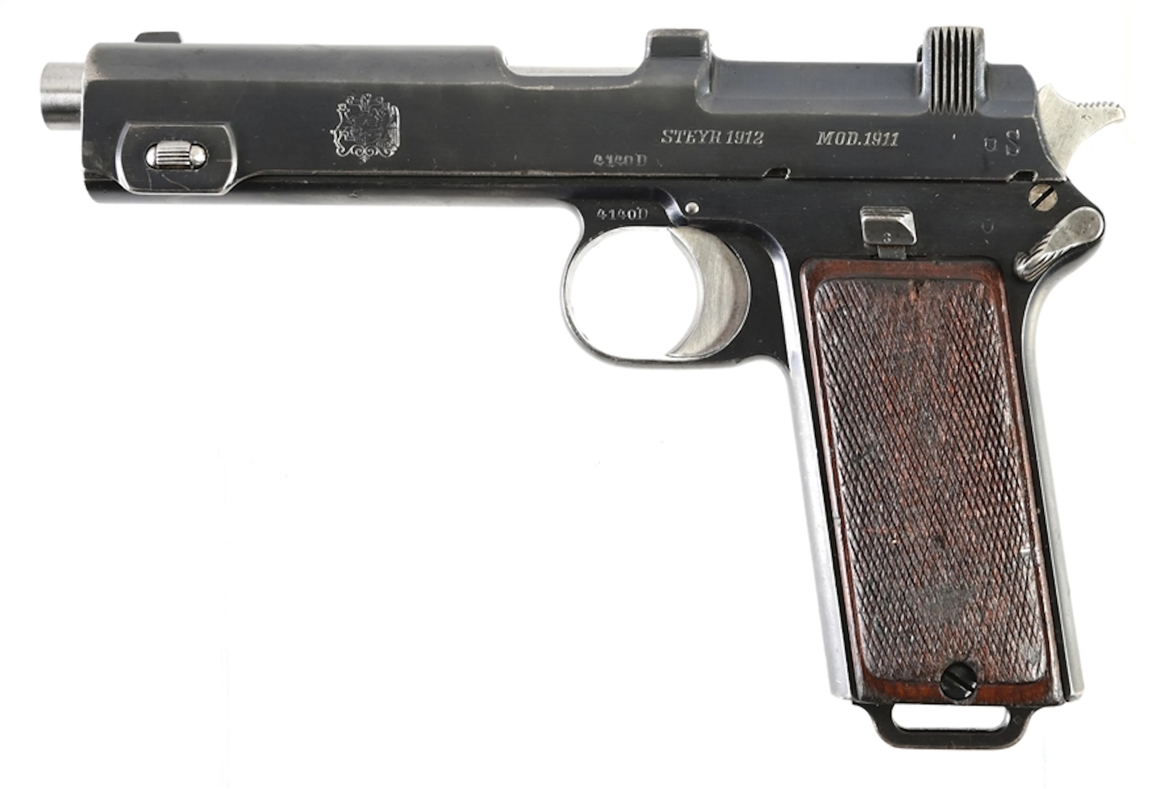 (C) CHILEAN CONTRACT STEYR-HAHN MODEL 1911 SEMI-AUTOMATIC PISTOL.