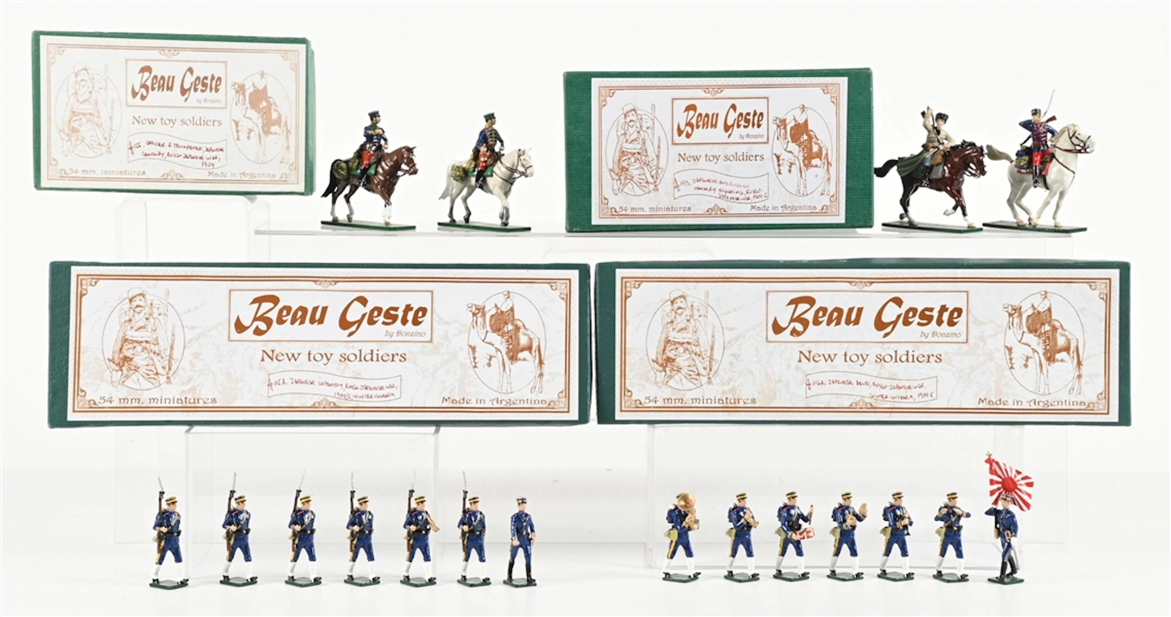 LOT OF 4: BEAU GESTE SETS IN BOXES
