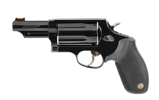 (M) TAURUS JUDGE DOUBLE ACTION REVOLVER WITH BOX.