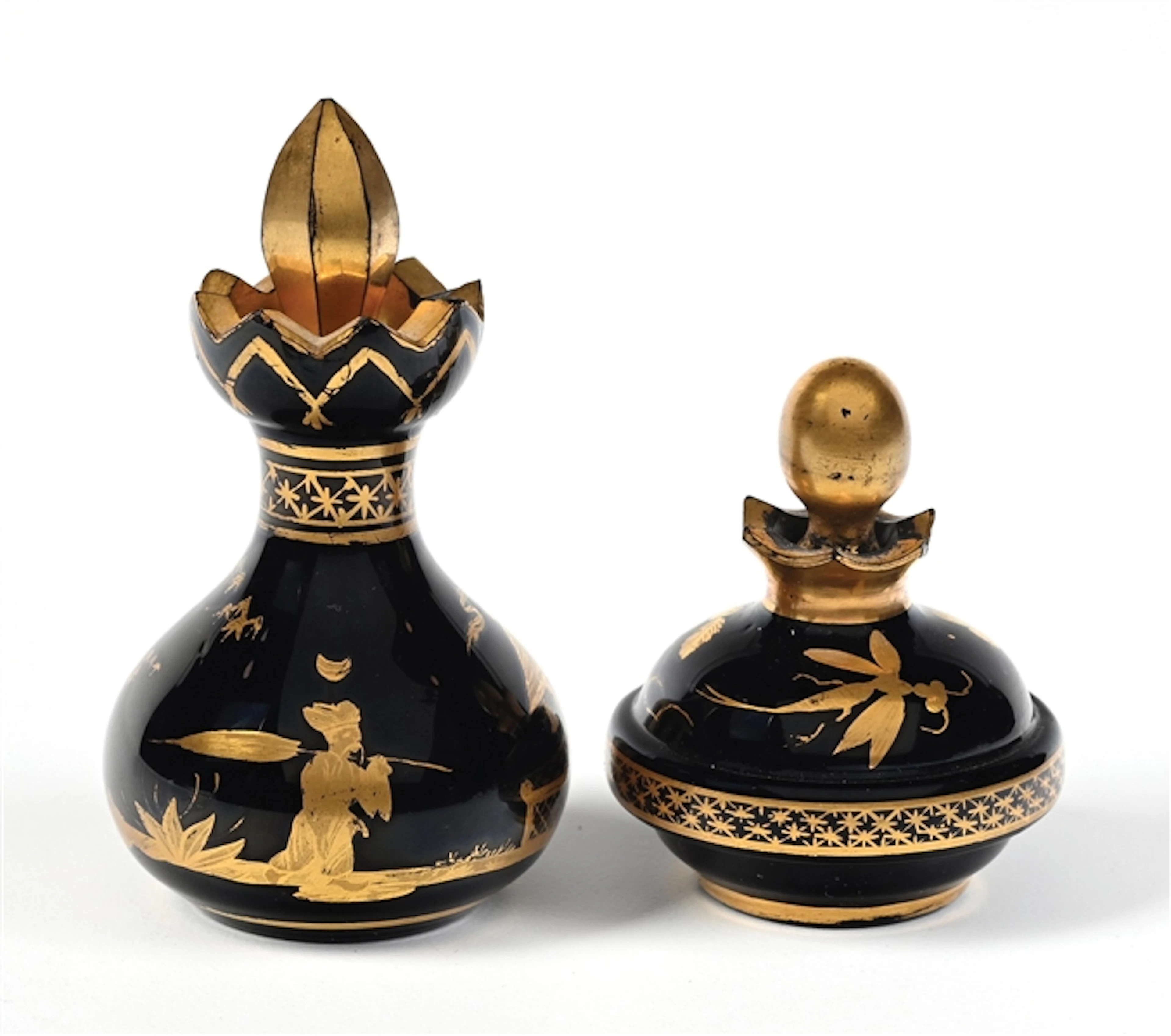 LOT OF 2: BUQUOY PERFUME BOTTLES