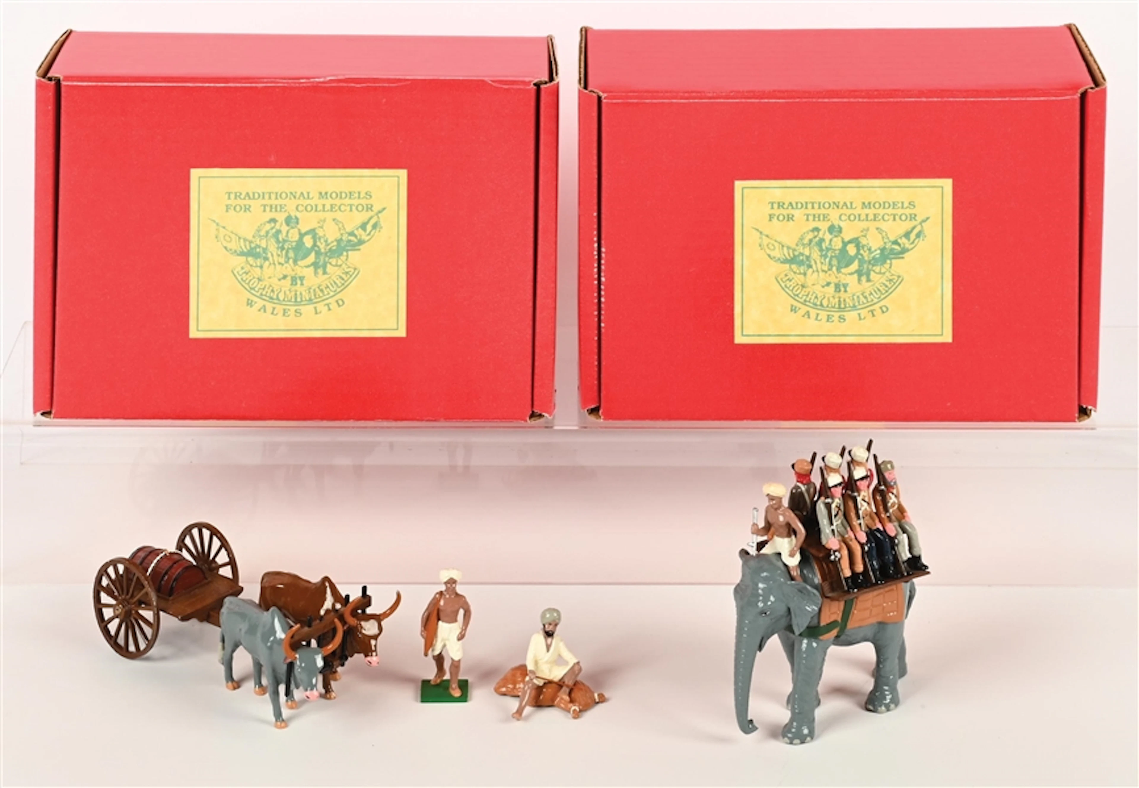 LOT OF 2: TROPHY TOY SOLDIER SETS IN ORIGINAL BOXES