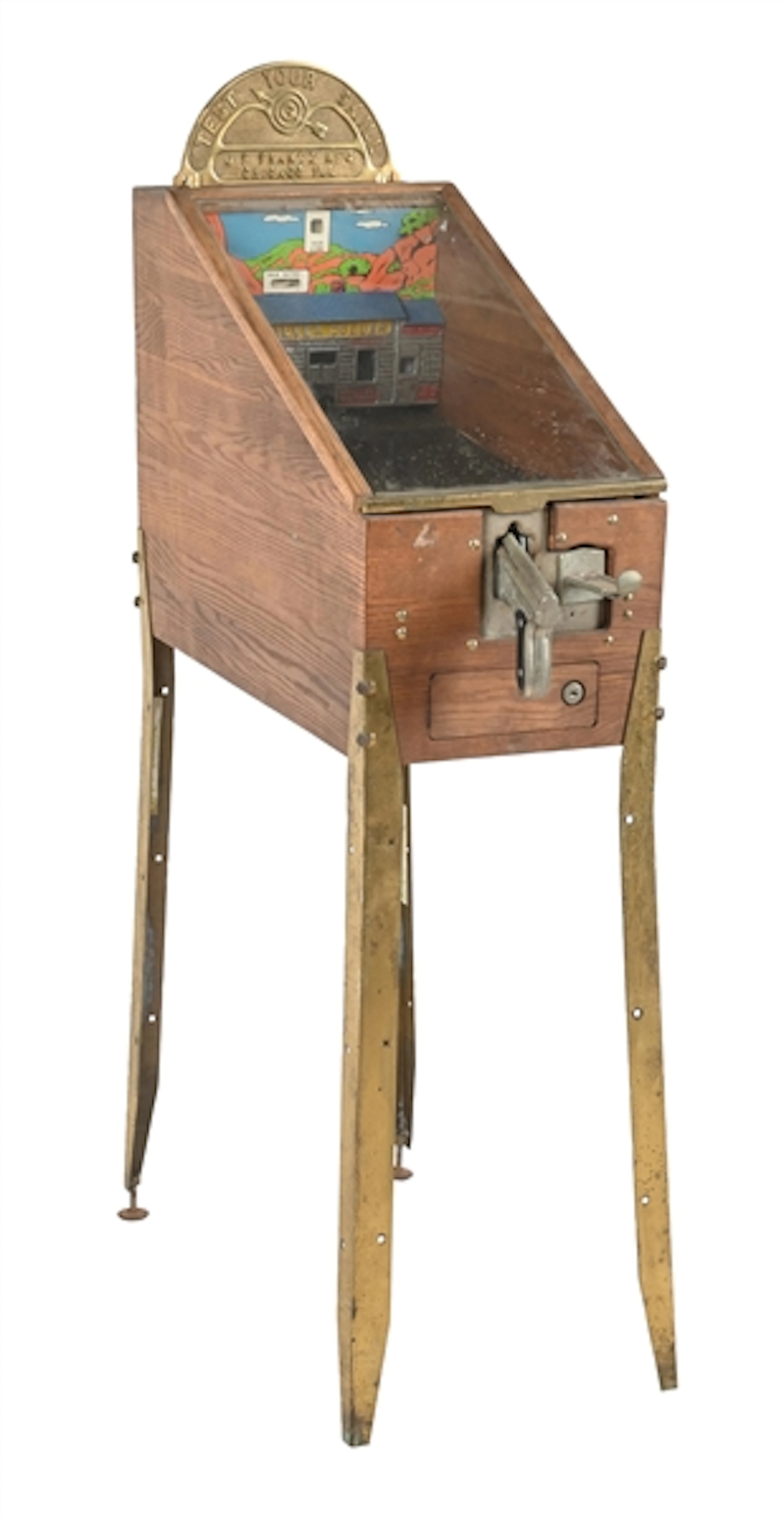 J. F. FRANTZ MFG CO. SILVER DOLLAR SHOOTING GAME