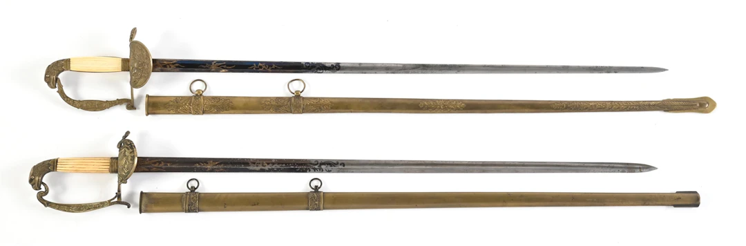 LOT OF 2: US FEDERAL PERIOD SWORDS.
