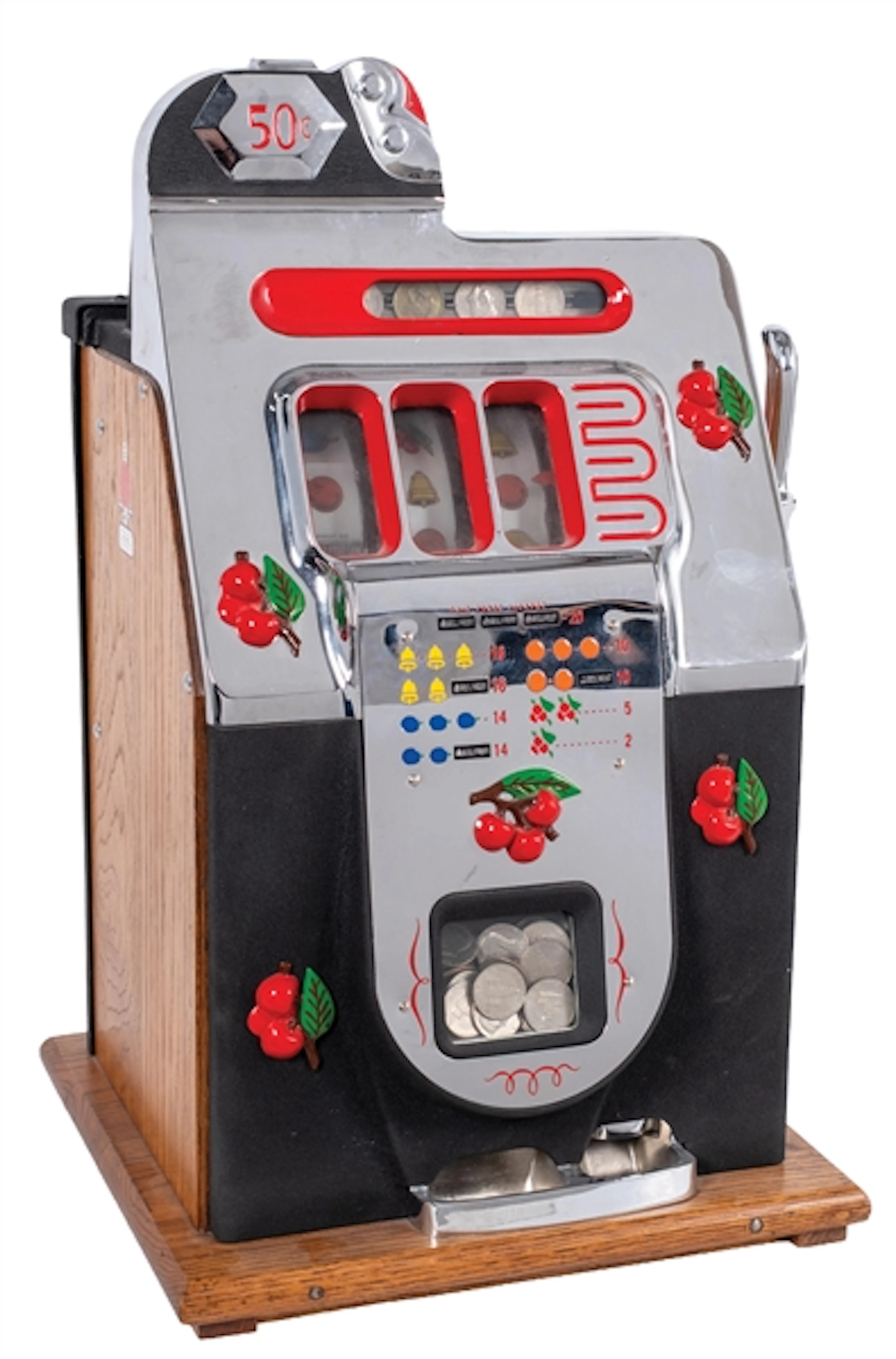 50¢ MILLS "BLACK CHERRY" SLOT MACHINE