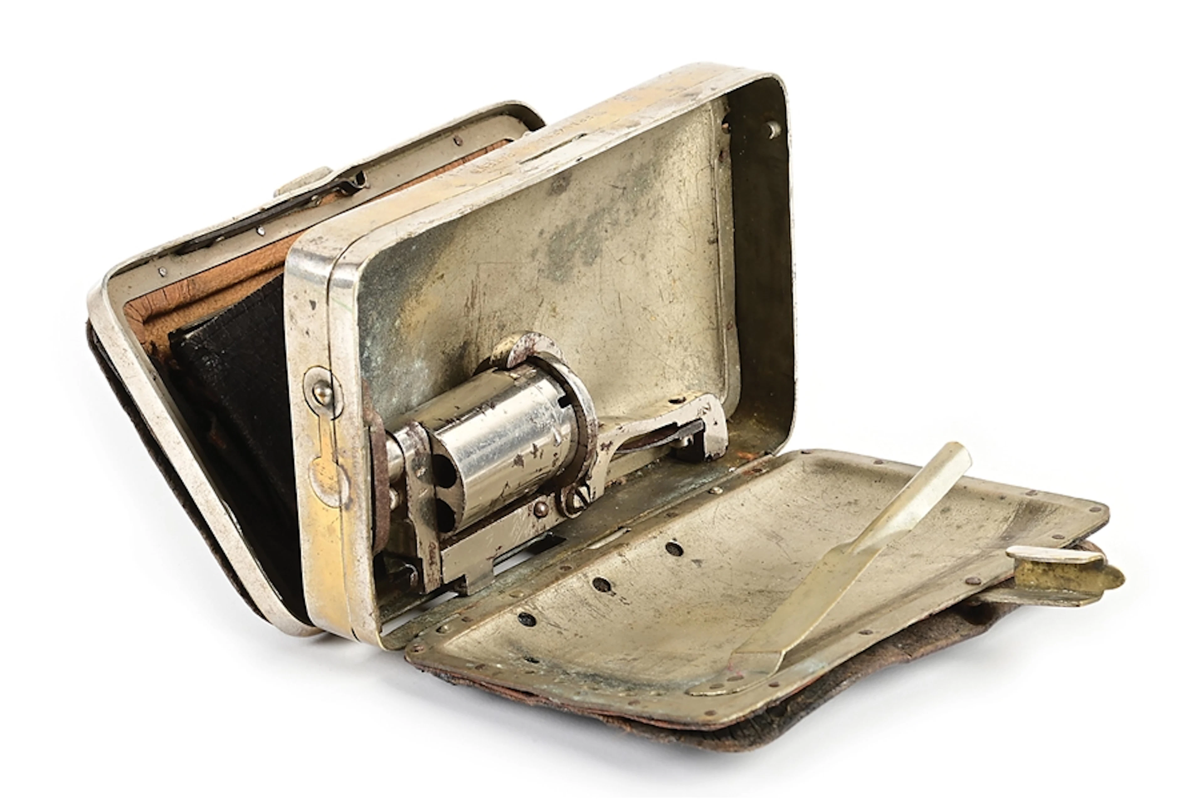(A) RARE 1877 PATENT FRANKENAU DOUBLE ACTION PINFIRE PURSE PISTOL.