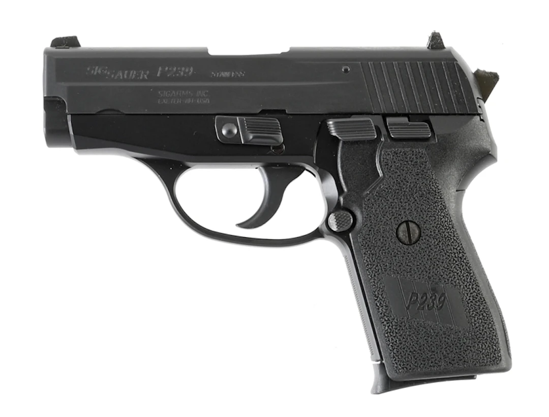 (M) SIG SAUER P239 SEMI-AUTOMATIC PISTOL WITH CASE.