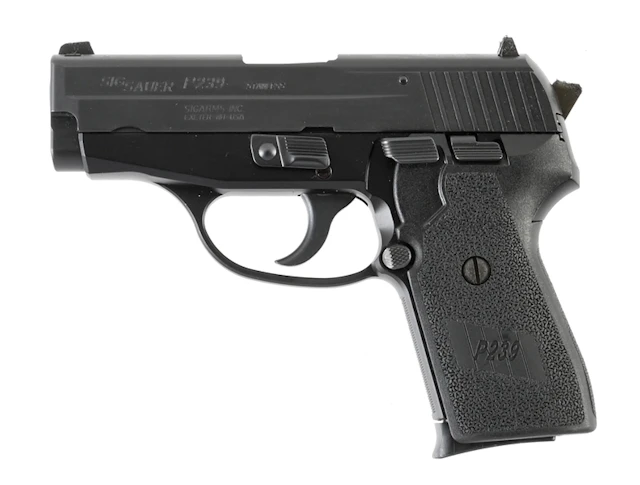 (M) SIG SAUER P239 SEMI-AUTOMATIC PISTOL WITH CASE.