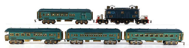 LOT OF 5: AMERICAN FLYER STANDARD GA. PRESIDENT'S SPECIAL PASSENGER SET