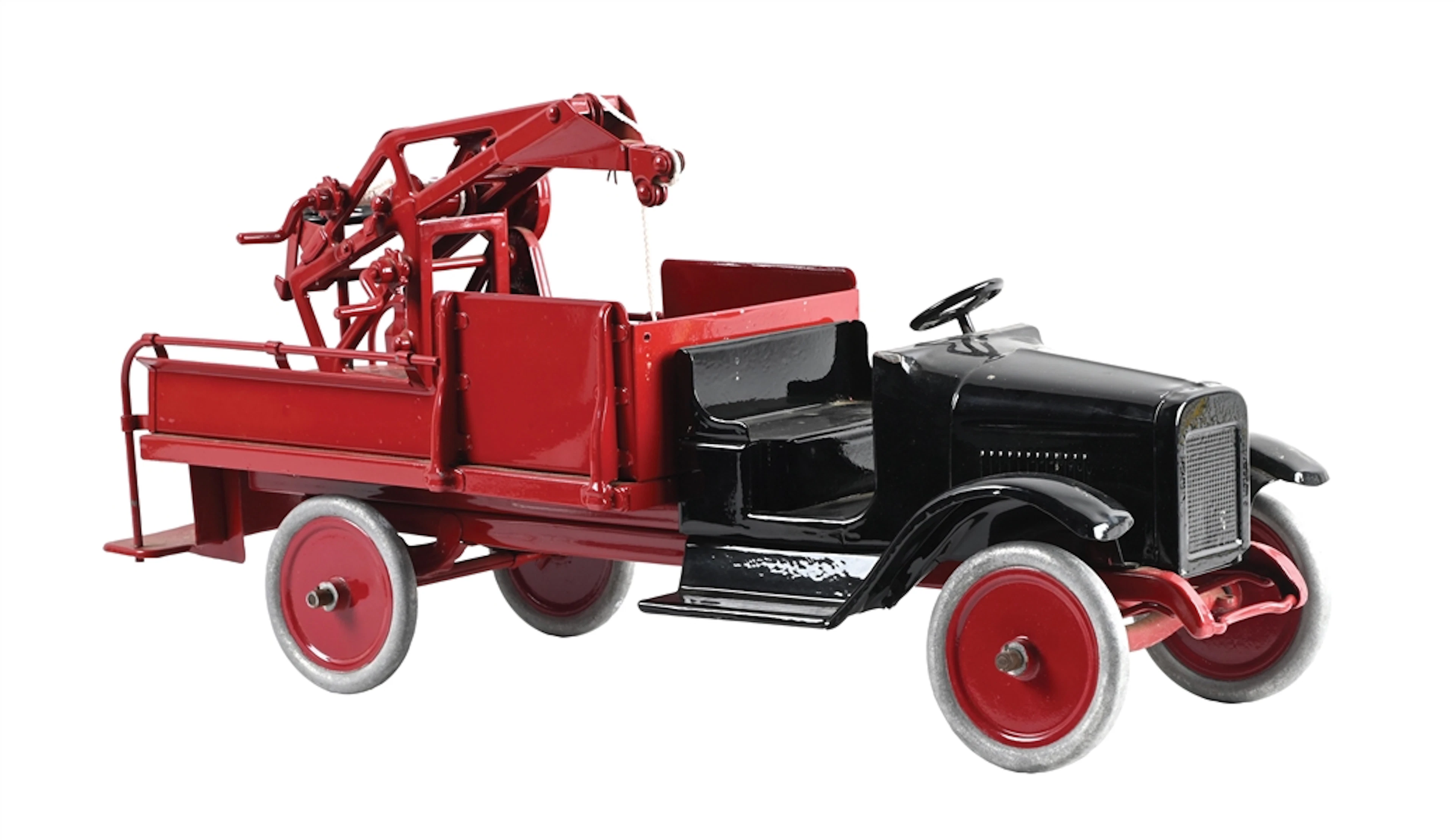BUDDY "L" PRESSED STEEL WRECKER TRUCK