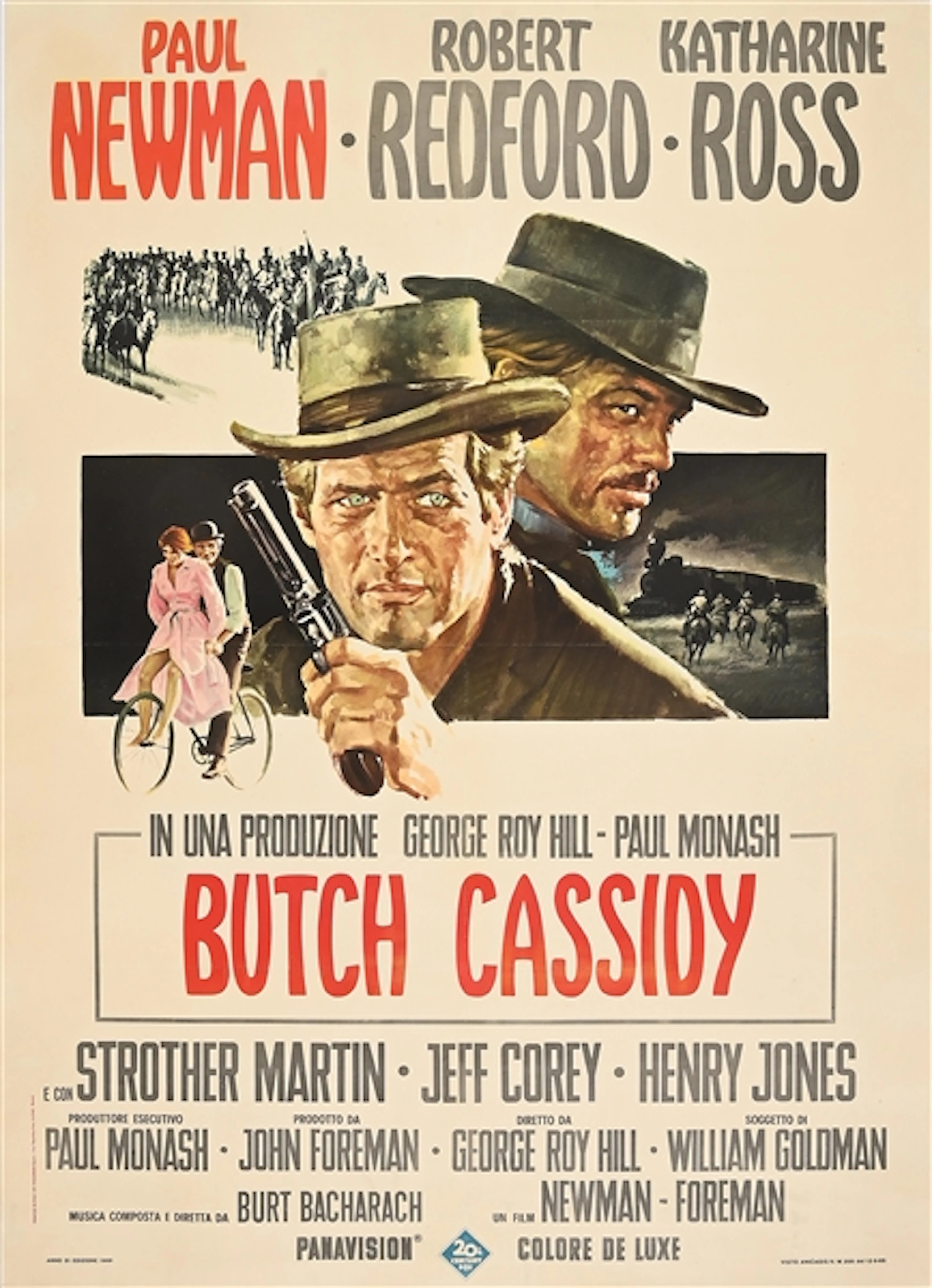 ITALIAN "BUTCH CASSIDY" ONE-SHEET MOVIE POSTER