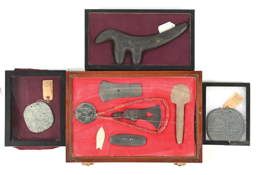 LOT OF 4: NATIVE AMERICAN ARTIFACTS