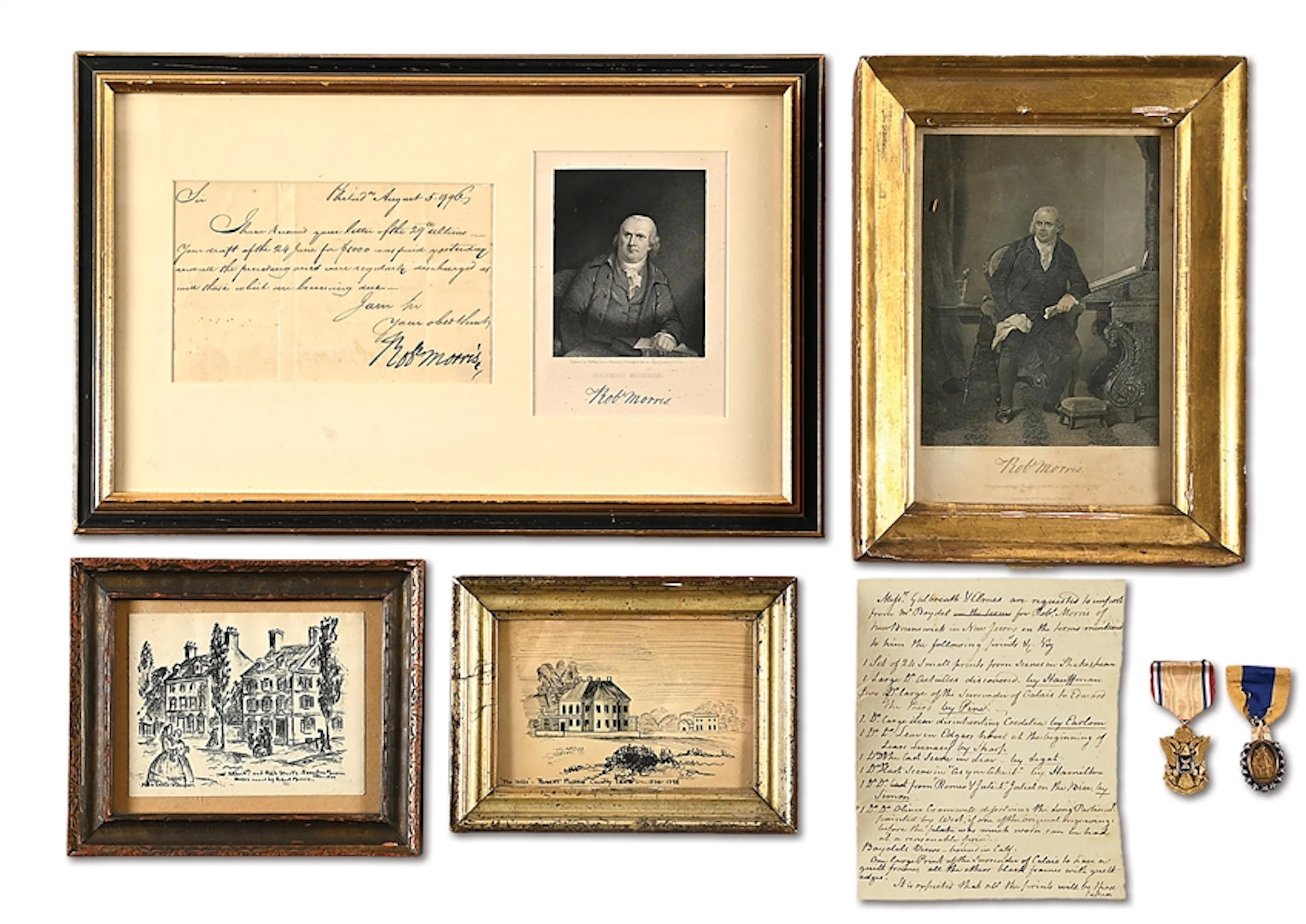 THE FINANCIER OF THE REVOLUTION: ROBERT MORRIS FAMILY ARCHIVE, SIGNED