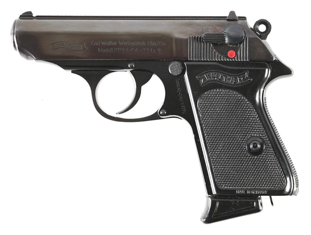 (C) WEST GERMAN WALTHER PPK-L SEMI-AUTOMATIC PISTOL.