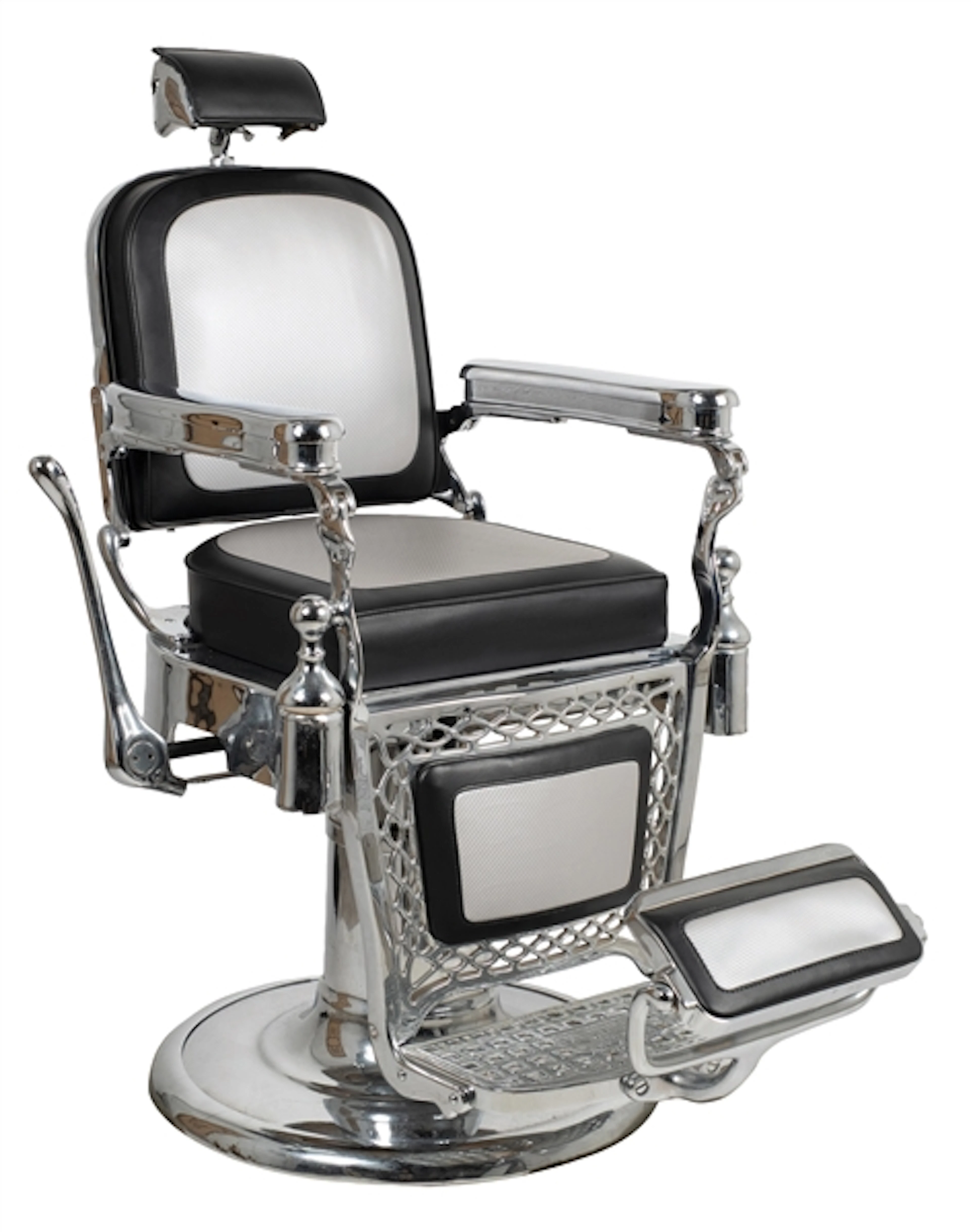 BEAUTIFUL RESTORATION OF A EMIL J. PAIDER BARBER CHAIR