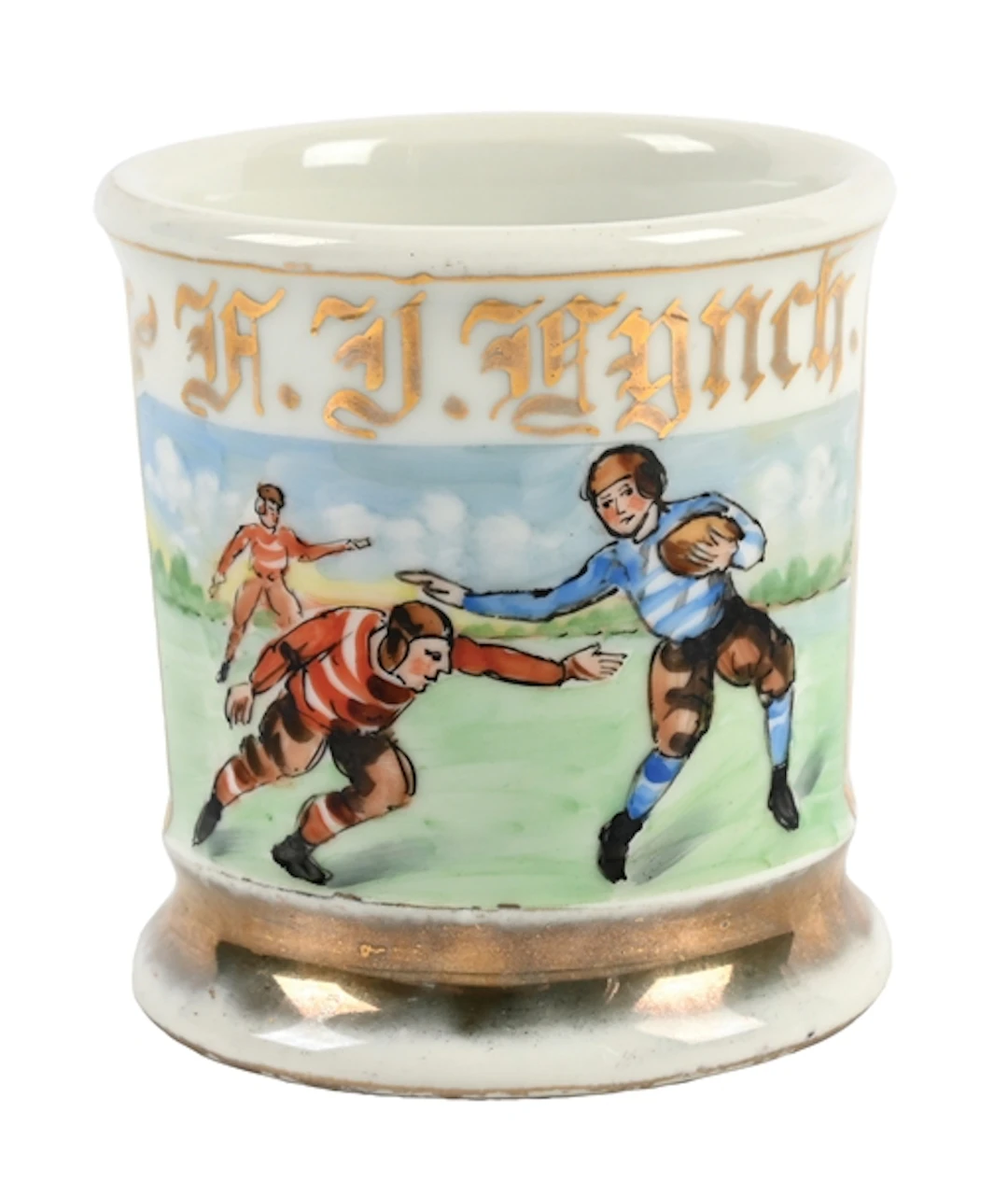 FOOTBALL PLAYER'S SHAVING MUG